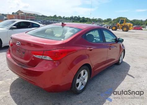 2013 Hyundai Elantra Gls z USA, uszkodzony, nr VIN 5NPDH4AE4DH399287